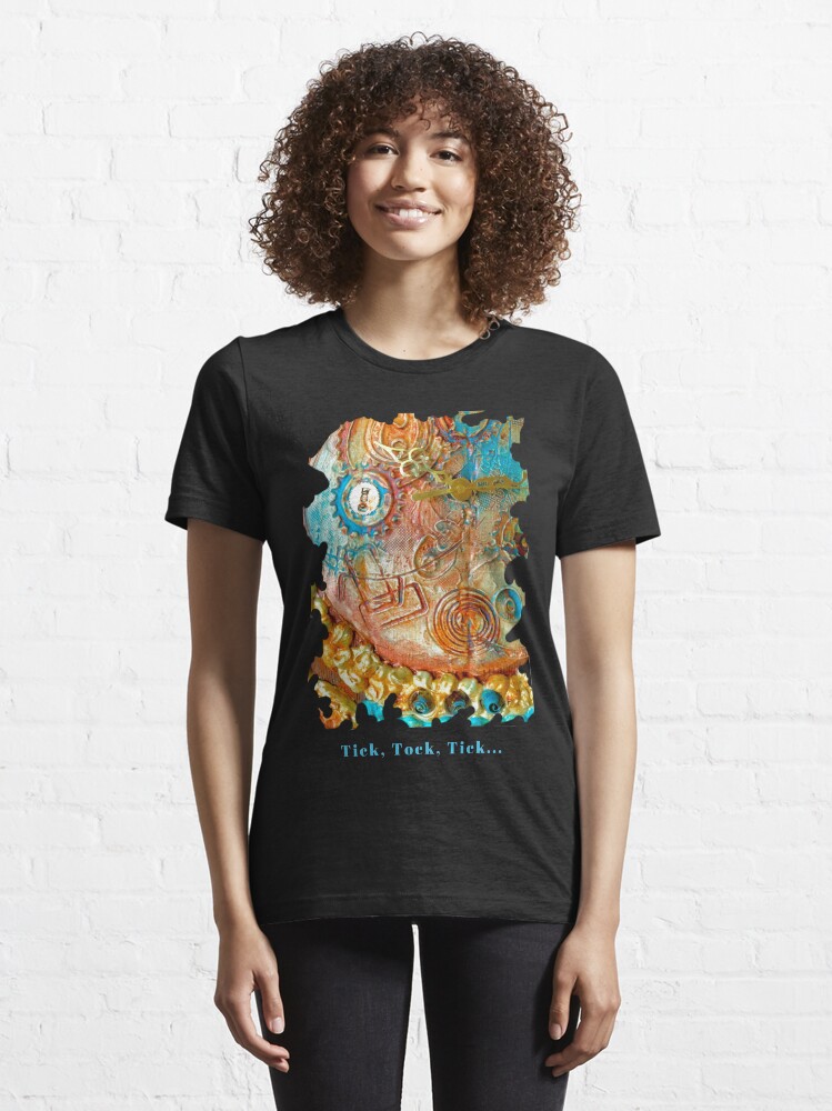 Alternate view of COOL STEAMPUNK - TICK TOCK TICK Essential T-Shirt