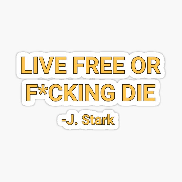 J. Stark Tribute Sticker for Sale by fithpost