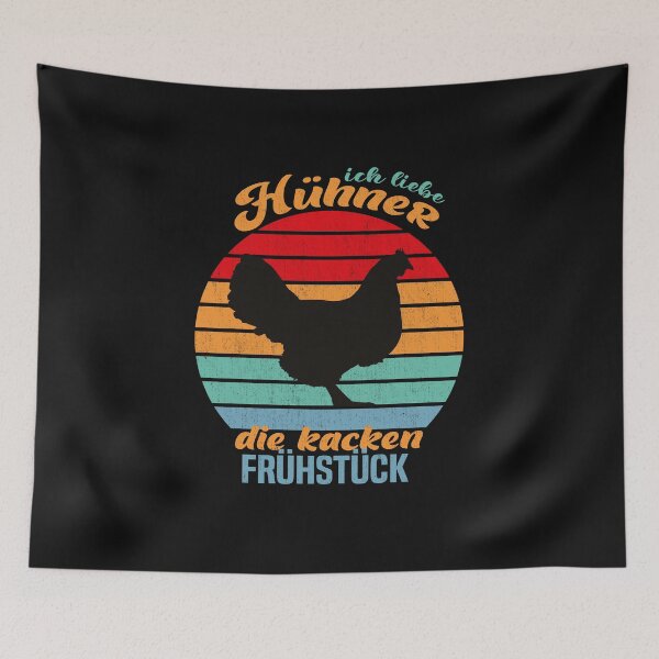 Item preview, ich liebe Hühner die kacken Frühstück Landwirt Bauer Eier designed and sold by Hero Prod.