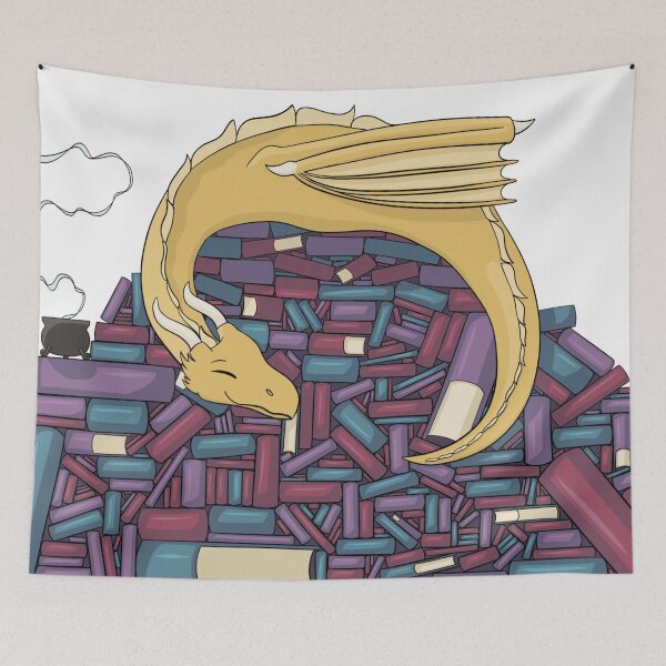 Item preview, Fantasy Dragon Book Hoard designed and sold by LittleSunShoppe.
