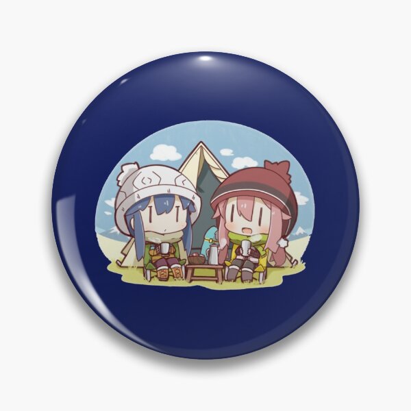 Item preview, Rin _amp_ Nadeshiko  Yuru Camp (Laid-Back Camp)   designed and sold by ROBINSON-CA.