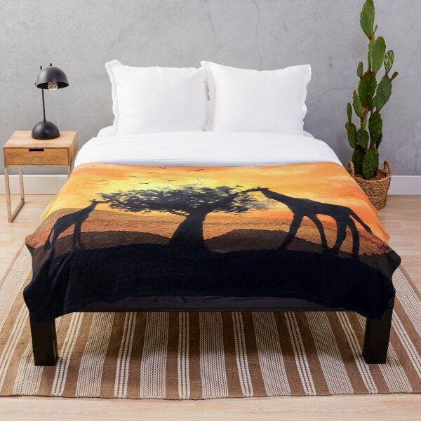 Aperçu de l'œuvre Silhouette de safari créée et vendue par WallaceColor.
