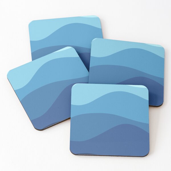 Item preview, Simple Blue Waves designed and sold by sneha-a.