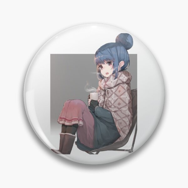 Item preview, Rin Shima  Yuru Camp (Laid-Back Camp)   designed and sold by ROBINSON-CA.
