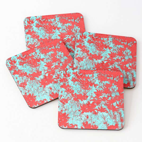 Item preview, FLoral Motives with Red Flowers on The Light Blue Background designed and sold by IraNiva.