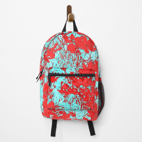 Item preview, FLoral Motives with Red Flowers on The Light Blue Background designed and sold by IraNiva.