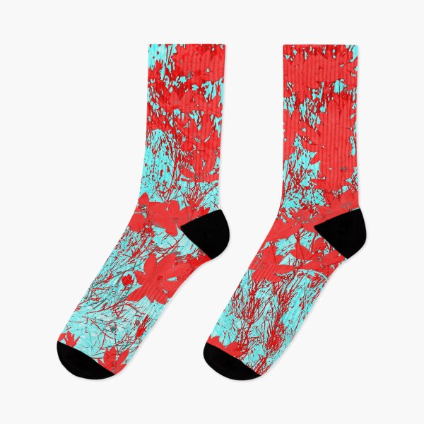 Item preview, FLoral Motives with Red Flowers on The Light Blue Background designed and sold by IraNiva.