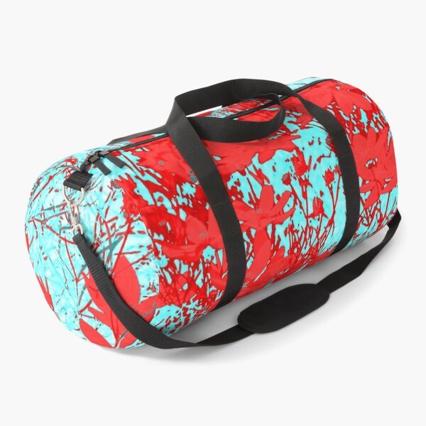 Item preview, FLoral Motives with Red Flowers on The Light Blue Background designed and sold by IraNiva.