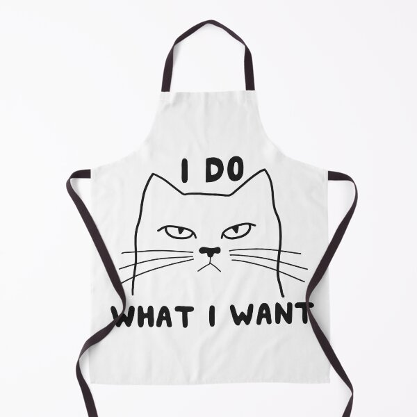 Item preview, I Do What I Want Cat designed and sold by CuriousBloom.