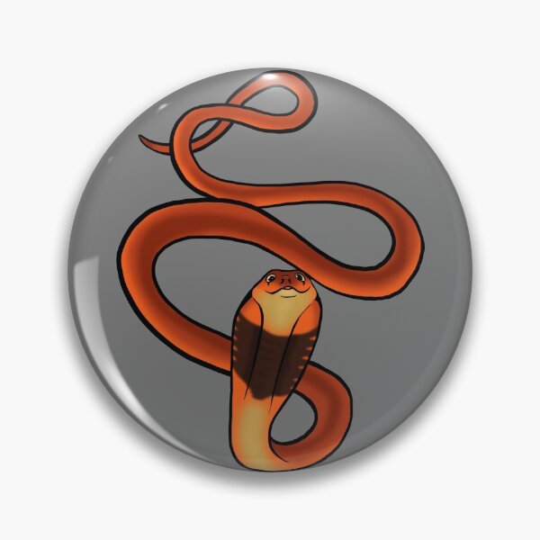 Aperçu de l'œuvre Cobra cracheur rouge créée et vendue par Copperbora.