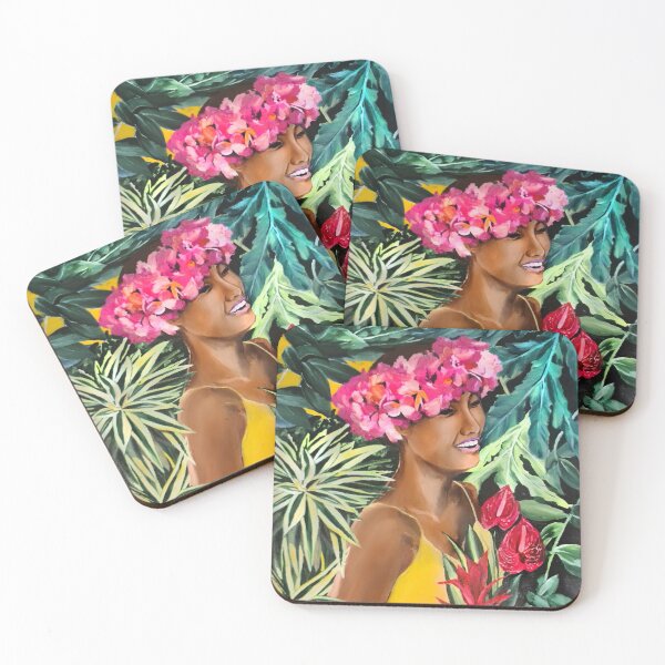 Item preview, Lady and tropical nature designed and sold by Iniva.