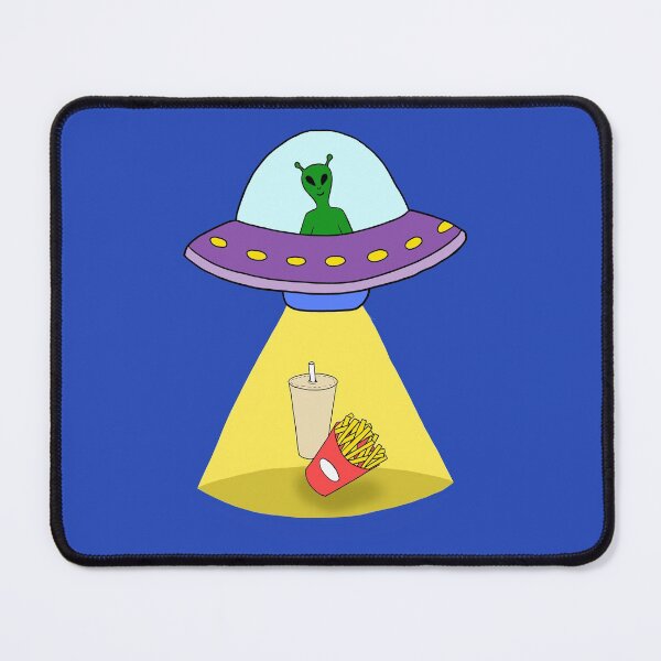 Item preview, Ufo Abducting Junk Food designed and sold by Lizzamour.