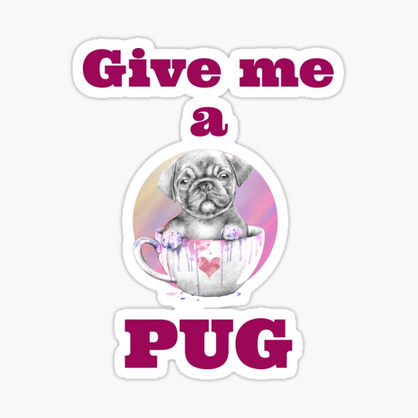 Item preview, Pug in mug designed and sold by Keekzz Collections.