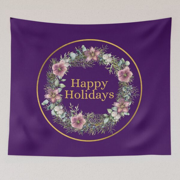 Item preview, Happy Holidays Wreath  designed and sold by Starlett Designs.