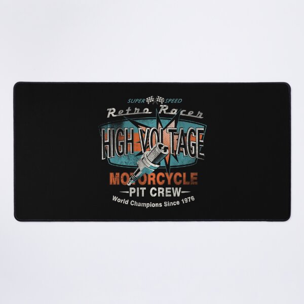 Item preview, High voltage- motorcycle pit crew- biker design designed and sold by josephsteez.
