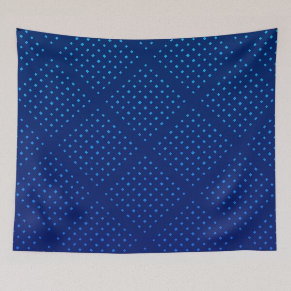 Item preview, Criss Cross Angled Line Pattern in Dark Blue with Light Blue Gradation designed and sold by Neil Feigeles.
