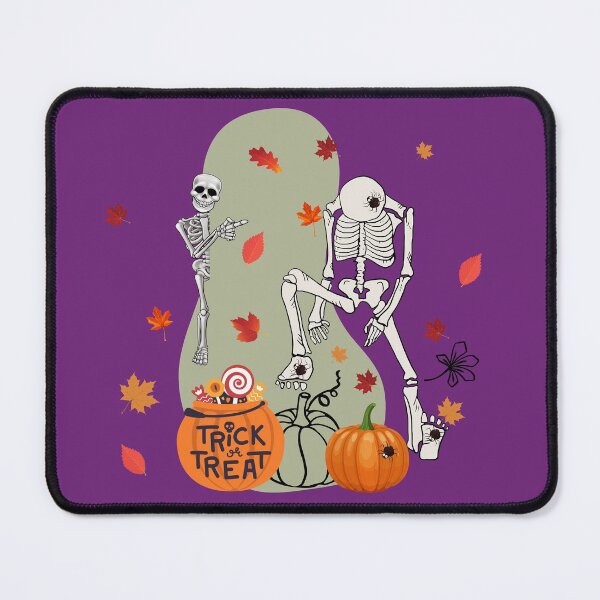 Item preview, Skeleton Trick Or Treating Pattern For Halloween Fans - Cute Halloween designed and sold by Vero De.