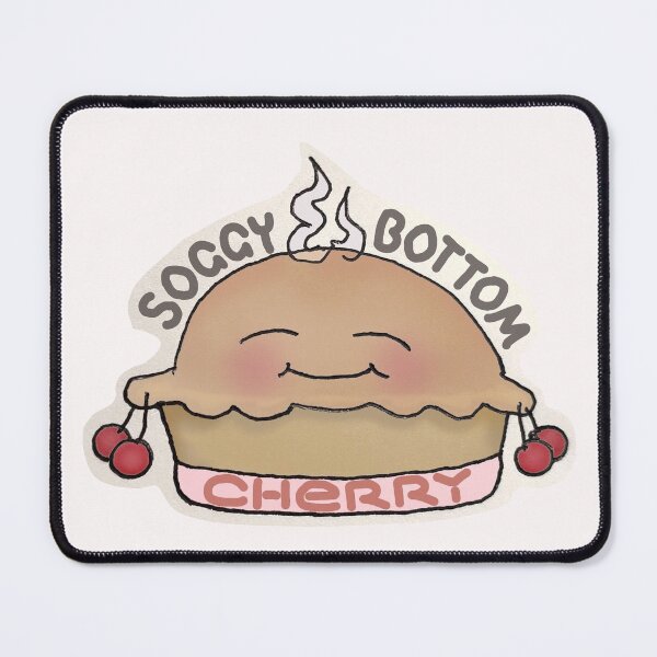 Item preview, Funny Soggy Bottom Cherry Kawaii Pie - Baking Is My Thing Hobby designed and sold by ViewerEqualsPhoton.