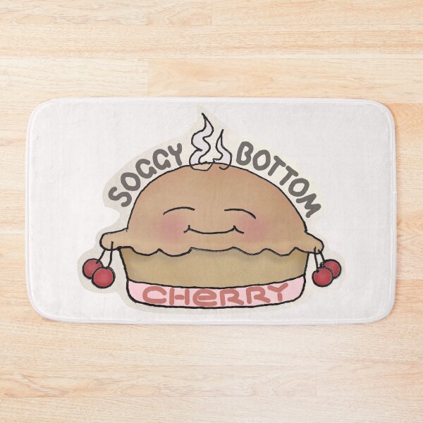 Item preview, Funny Soggy Bottom Cherry Kawaii Pie - Baking Is My Thing Hobby designed and sold by ViewerEqualsPhoton.