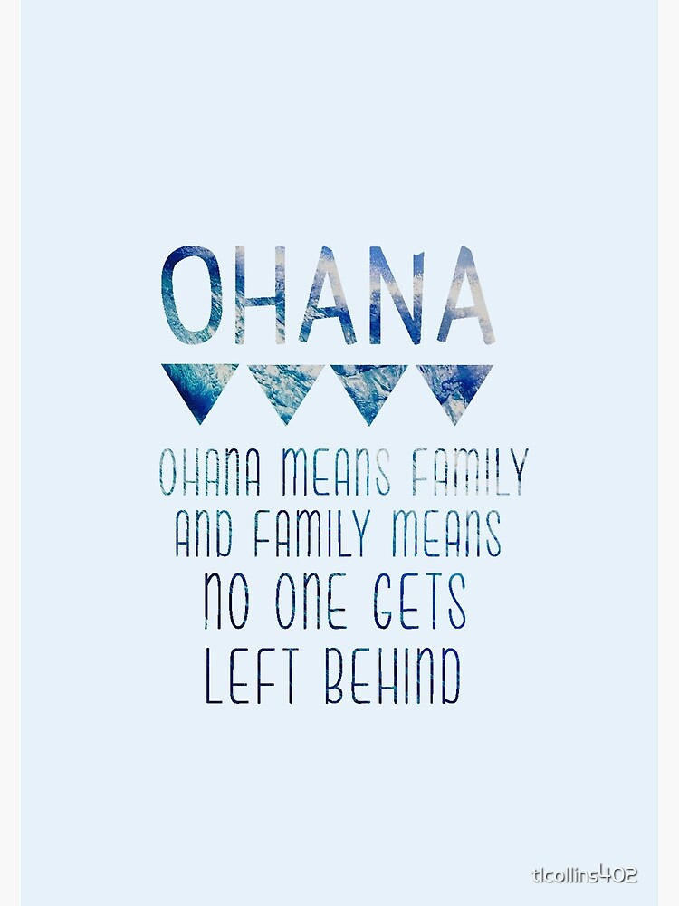 Ohana Means Family