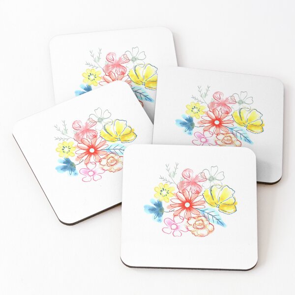 Item preview, Happy flowers designed and sold by Bronyastra.
