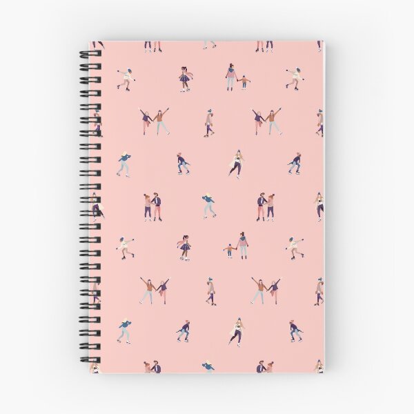 Item preview, Ice Skaters on Baby Pink designed and sold by pinkthesis.
