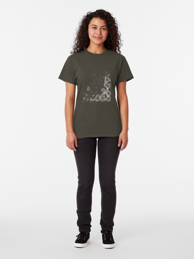 Alternate view of tRNA (transfer RNA) structure - white Classic T-Shirt