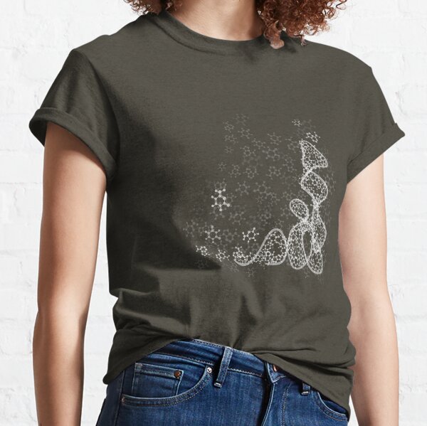 tRNA (transfer RNA) structure - white Classic T-Shirt