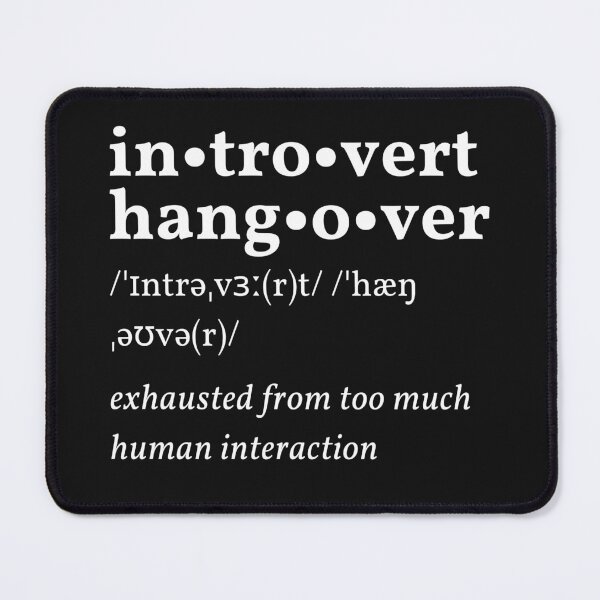 Item preview, Dictionary Design Introvert Hangover designed and sold by rosendosen.