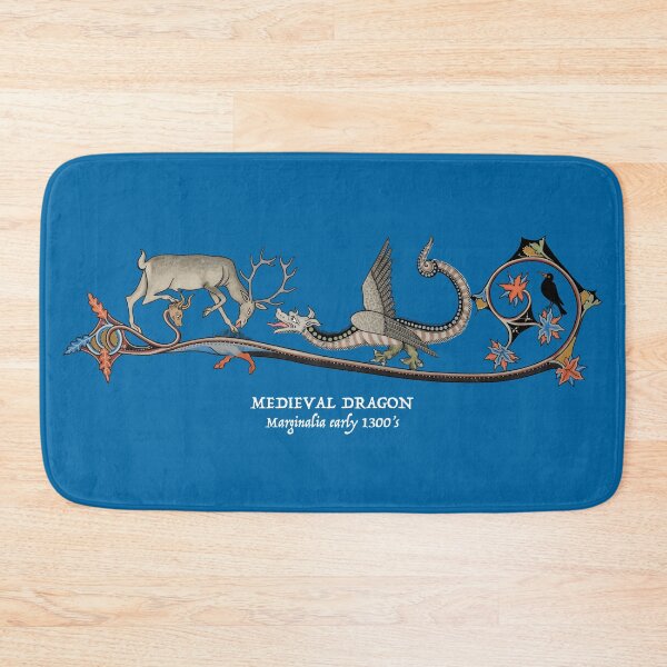 Item preview, Medieval Dragon fighting a Stag designed and sold by ebrawne.