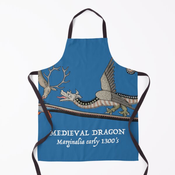 Item preview, Medieval Dragon fighting a Stag designed and sold by ebrawne.