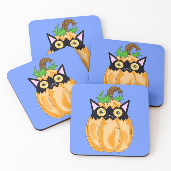 Item preview, Big Eye Cat In Pumpkin  designed and sold by missmann.