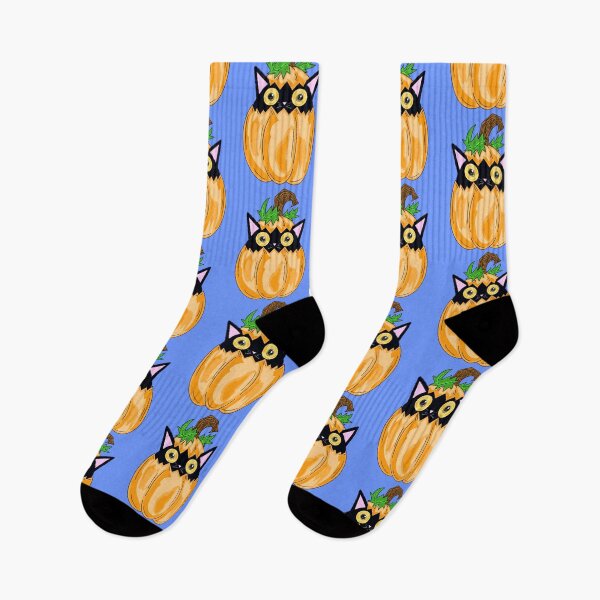 Item preview, Big Eye Cat In Pumpkin  designed and sold by missmann.