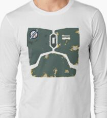 Boba Fett chestplate design Long Sleeve T-Shirt