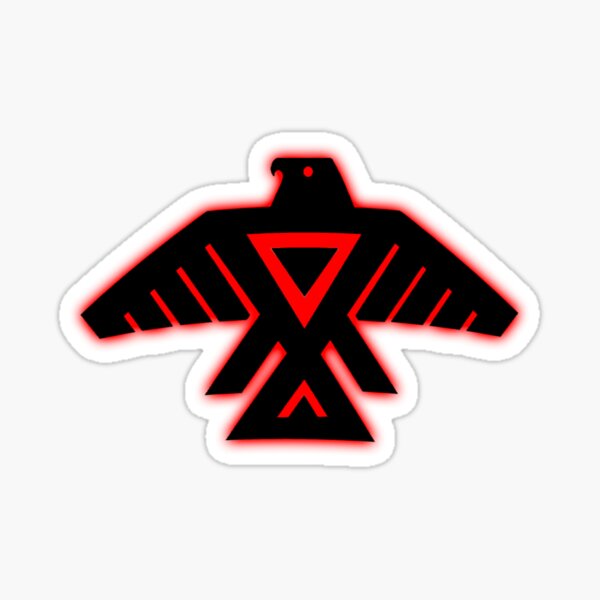Item preview, Native American Red Thunderbird designed and sold by L.  E. Woodson.