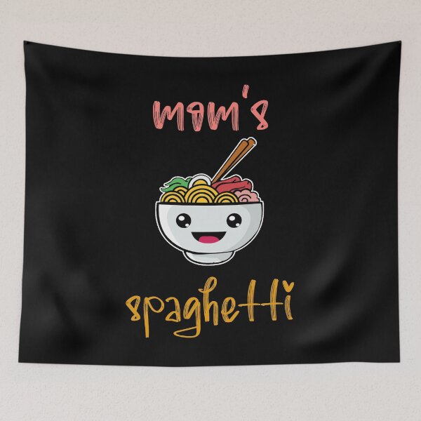 Aperçu de l'œuvre Spaghetti de mamans - Spaghetti mignon créée et vendue par anjanaartz.