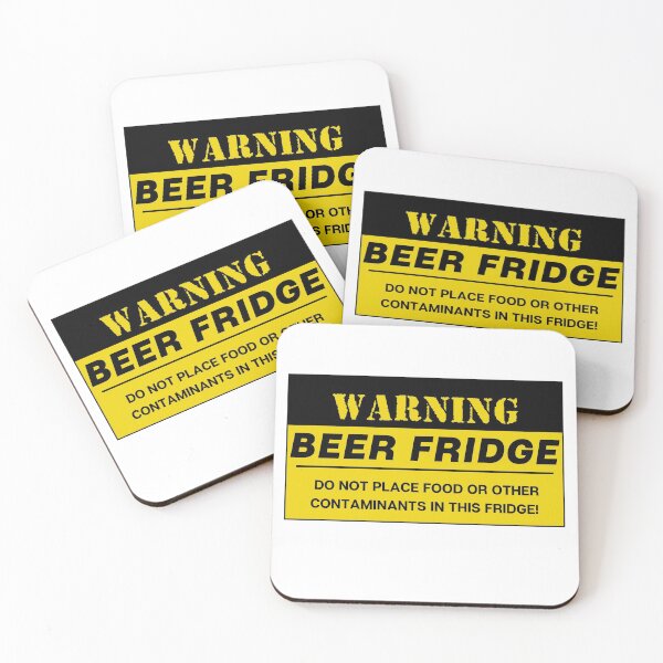 Item preview, Copy of Copy of Warning Beer Fridge Magnet. Do not Place Food or Other Contaminants in This Fridge designed and sold by Orgoss.