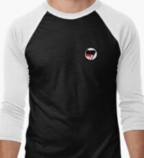 Antifa-Logo Baseballshirt mit 3/4-Arm