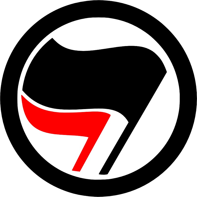 "antifa logo" Stickers by Phycotank | Redbubble