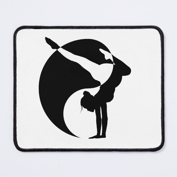 Item preview, Yoga Pose in Yin Yang designed and sold by whosedream.