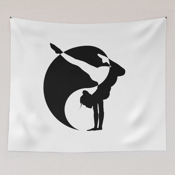 Item preview, Yoga Pose in Yin Yang designed and sold by whosedream.