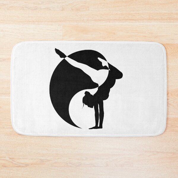 Item preview, Yoga Pose in Yin Yang designed and sold by whosedream.