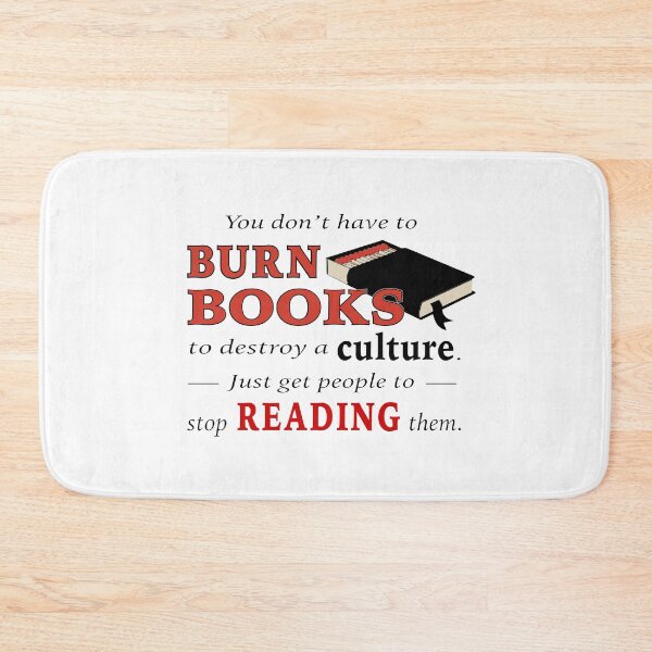 Item preview, Banned Books Fahrenheit 451 Ray Bradbury  designed and sold by BaggysBazaar.