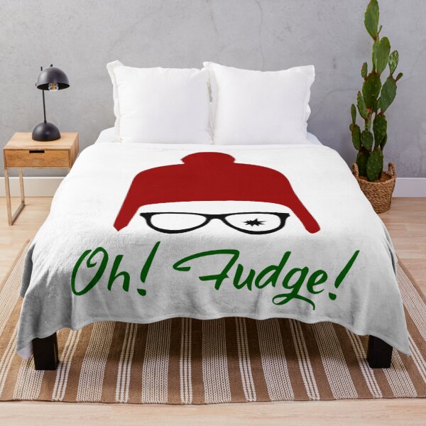 Item preview, Christmas Story Design Oh Fudge Funny Swear Rude Quote designed and sold by MagnumDesigns.