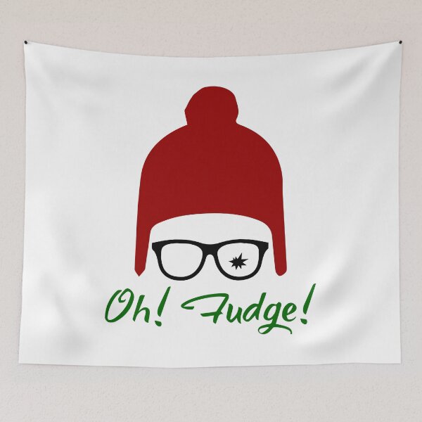 Item preview, Christmas Story Design Oh Fudge Funny Swear Rude Quote designed and sold by MagnumDesigns.