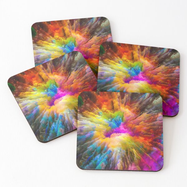 Item preview, Fantasy Color explosion Powder Paint explodes. designed and sold by Abstractdiva.