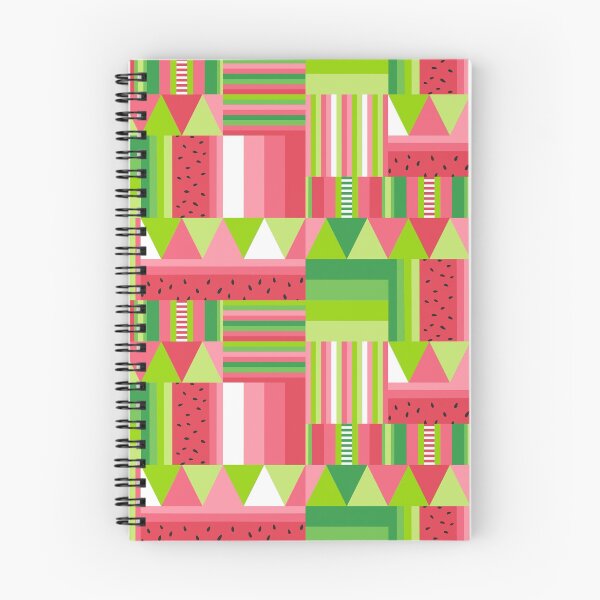 Item preview, Watermelon inspired medley of patterns designed and sold by suzzincolour.