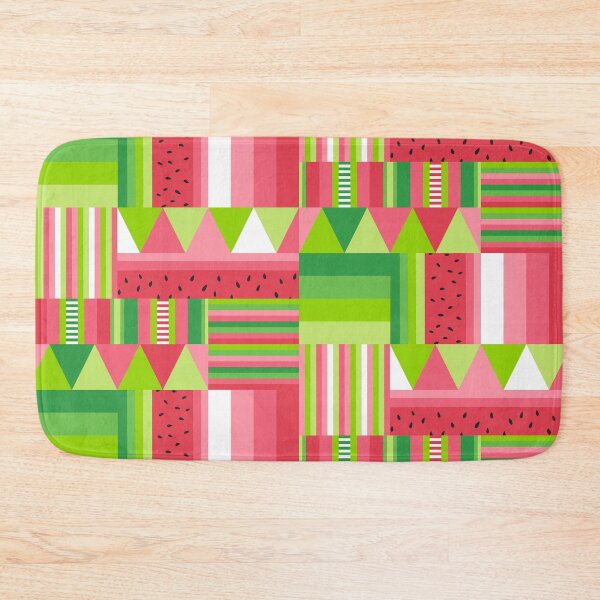 Item preview, Watermelon inspired medley of patterns designed and sold by suzzincolour.