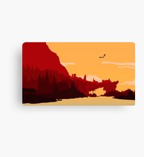 Skyrim Solitude Canvas Print