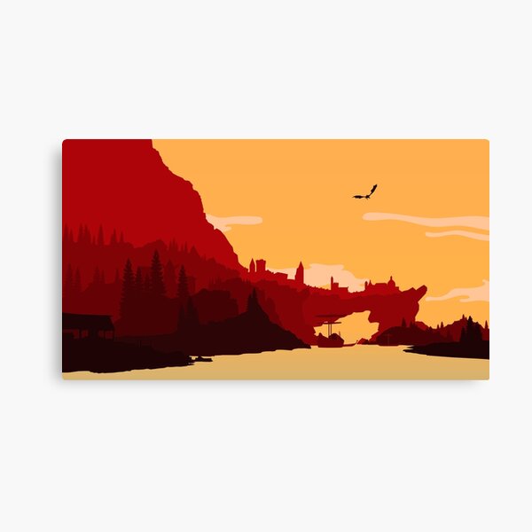 Skyrim Solitude Canvas Print